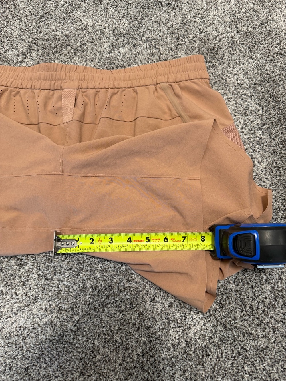 Men Lululemon Water-Repellent Hiking 8”Shorts - Picture 4 of 5